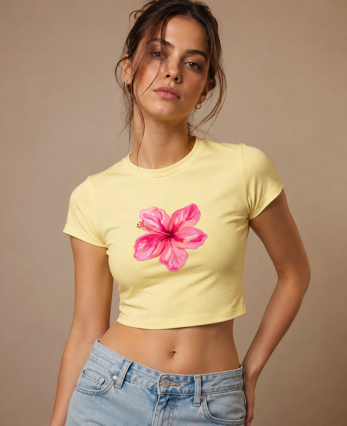 Butter Yellow Baby Tee