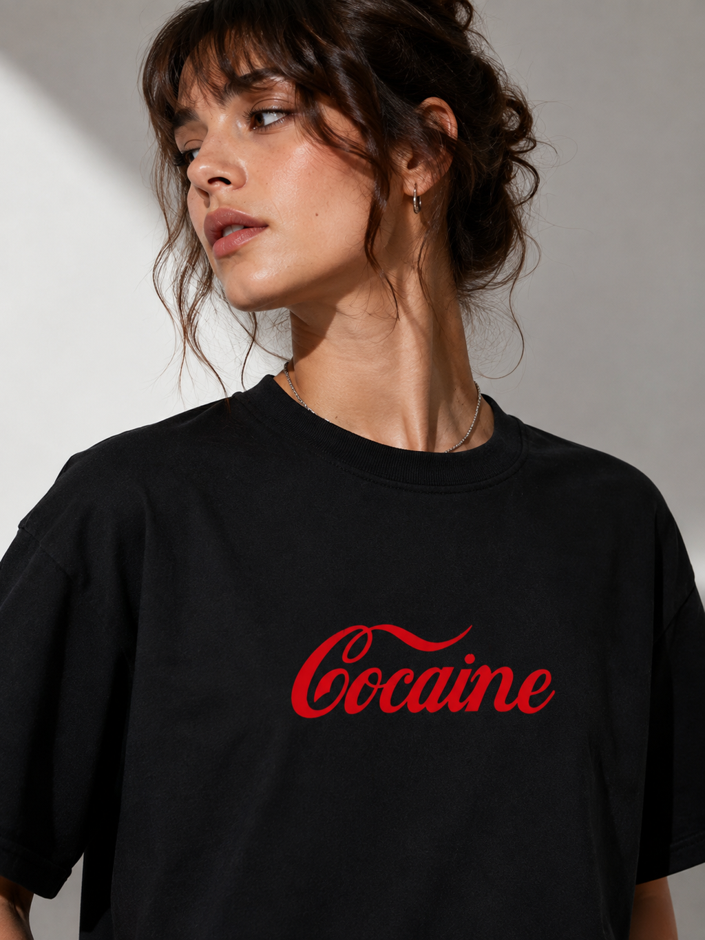 BLACK COCAINE BOXY FIT T-SHIRT